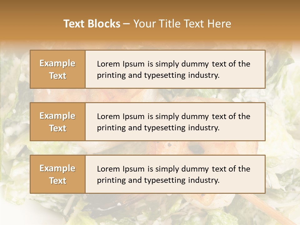 Caesar Cooking Lunch PowerPoint Template