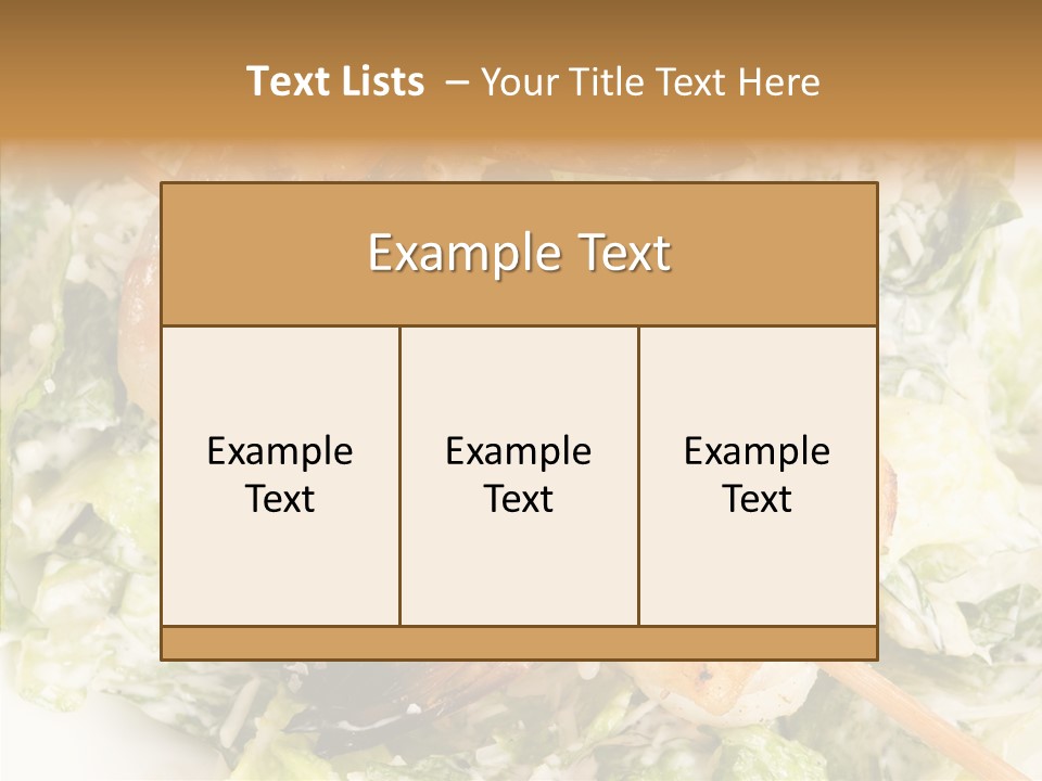 Caesar Cooking Lunch PowerPoint Template