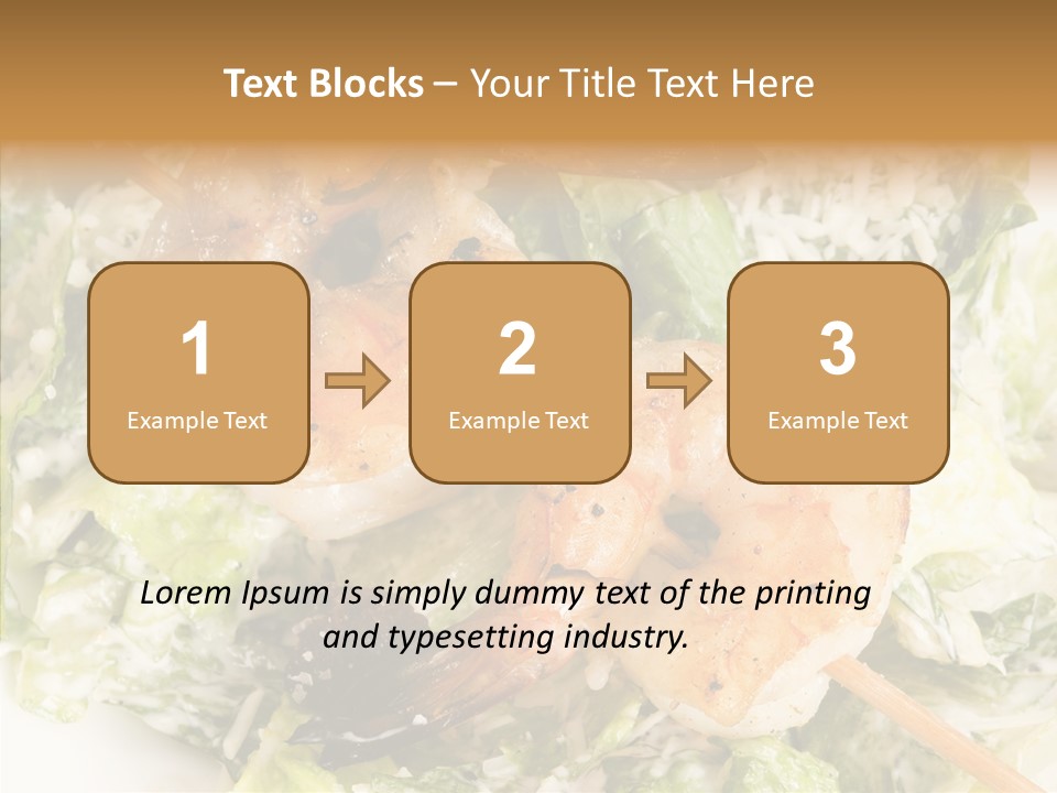 Caesar Cooking Lunch PowerPoint Template