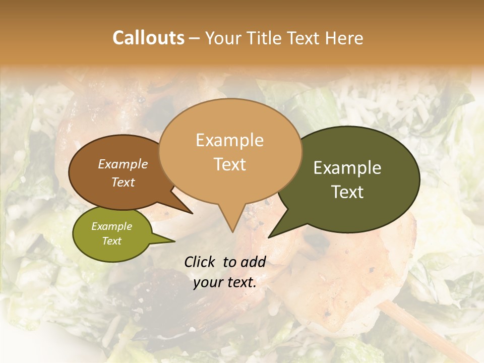 Caesar Cooking Lunch PowerPoint Template