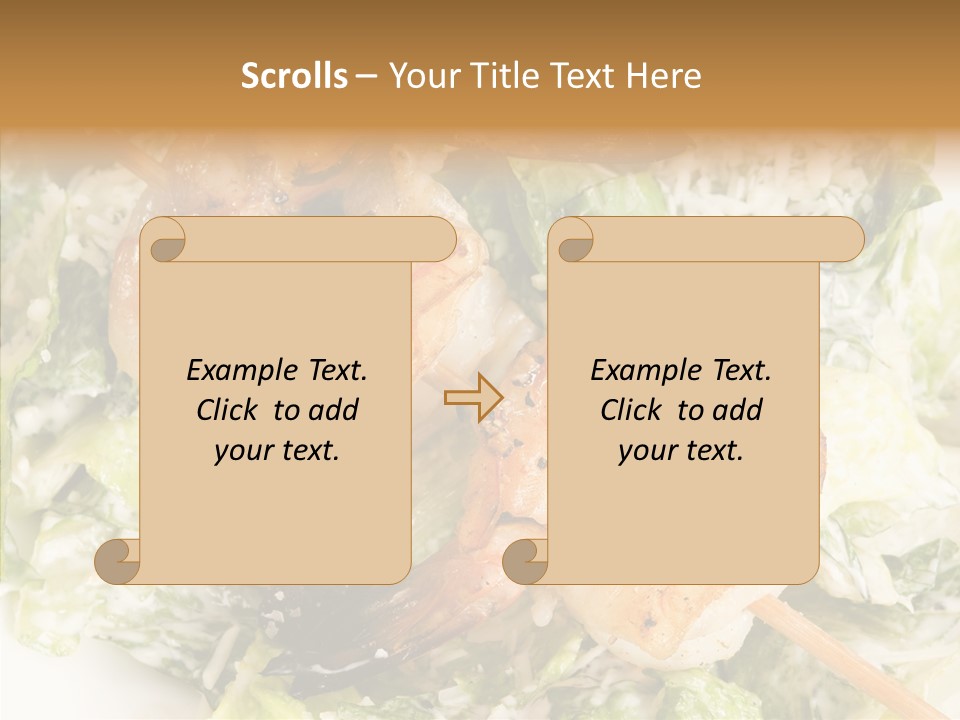 Caesar Cooking Lunch PowerPoint Template