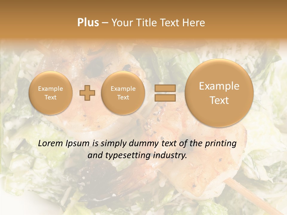 Caesar Cooking Lunch PowerPoint Template