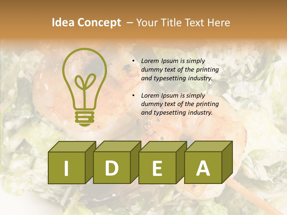 Caesar Cooking Lunch PowerPoint Template