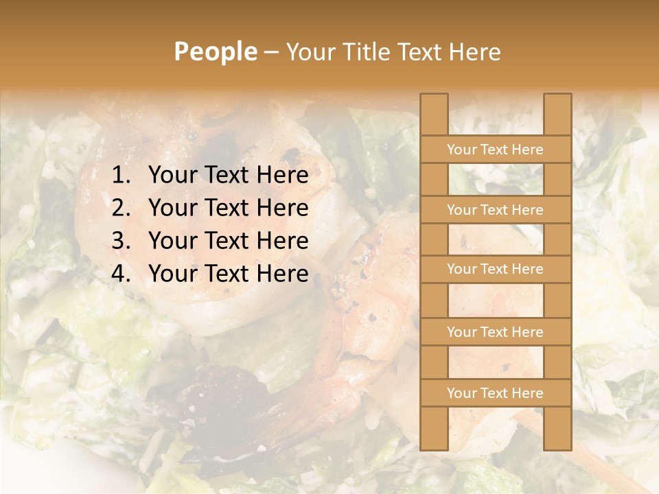 Caesar Cooking Lunch PowerPoint Template