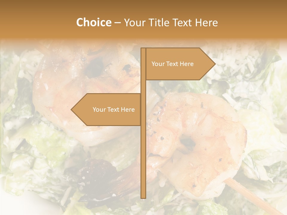 Caesar Cooking Lunch PowerPoint Template