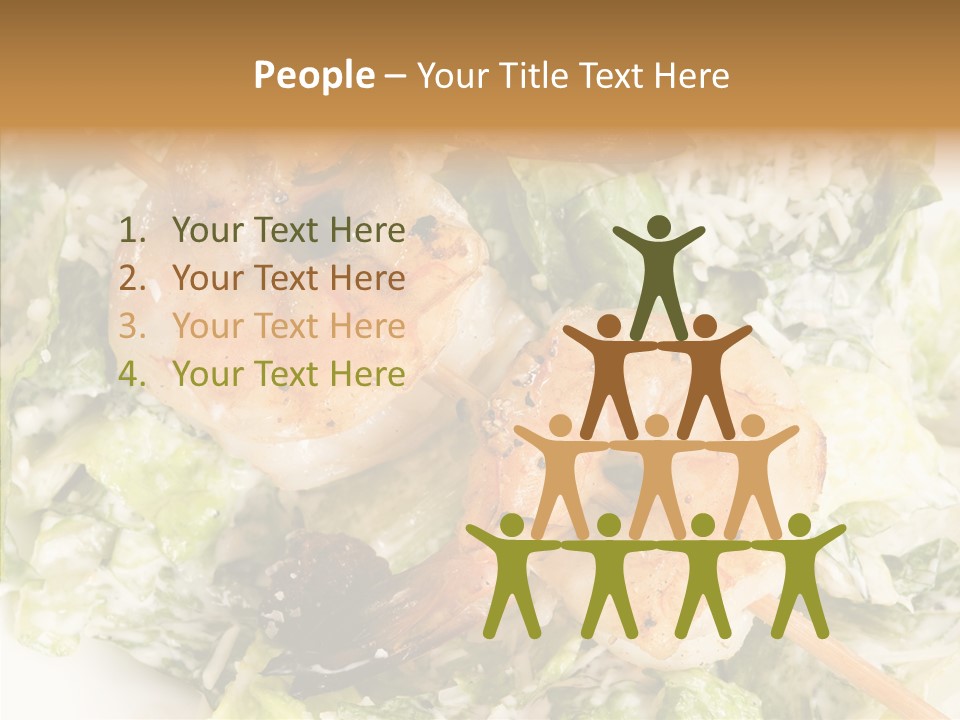 Caesar Cooking Lunch PowerPoint Template