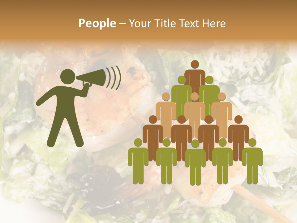 Caesar Cooking Lunch PowerPoint Template