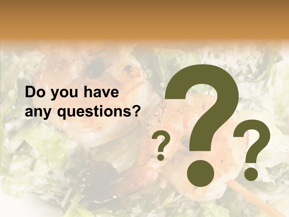 Caesar Cooking Lunch PowerPoint Template