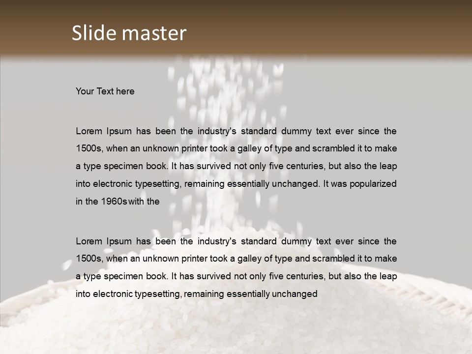 Box Rice Asian PowerPoint Template