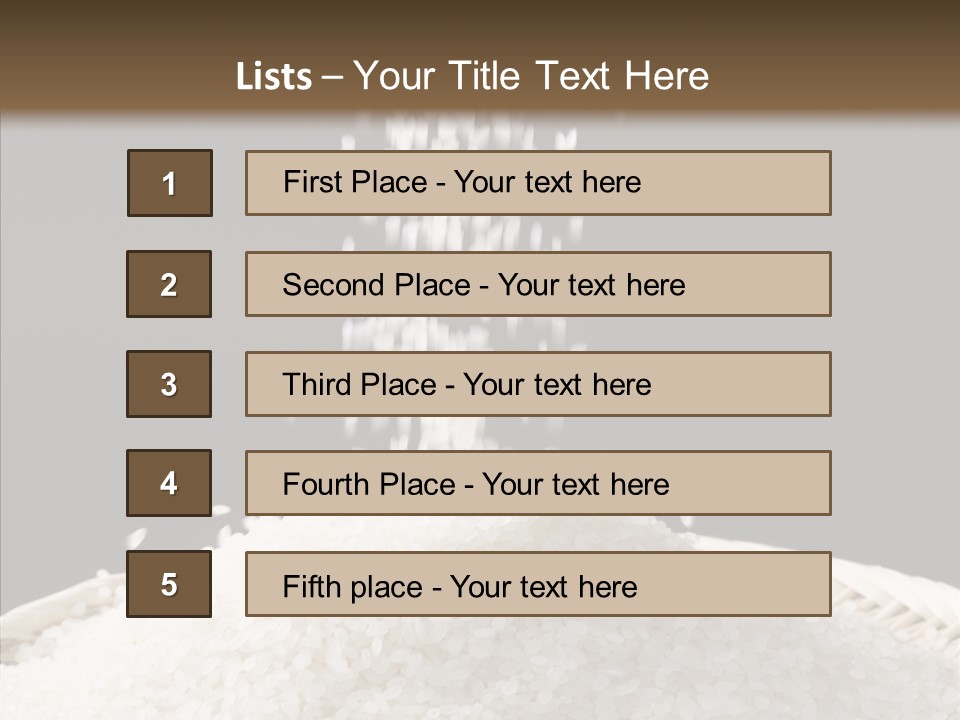 Box Rice Asian PowerPoint Template