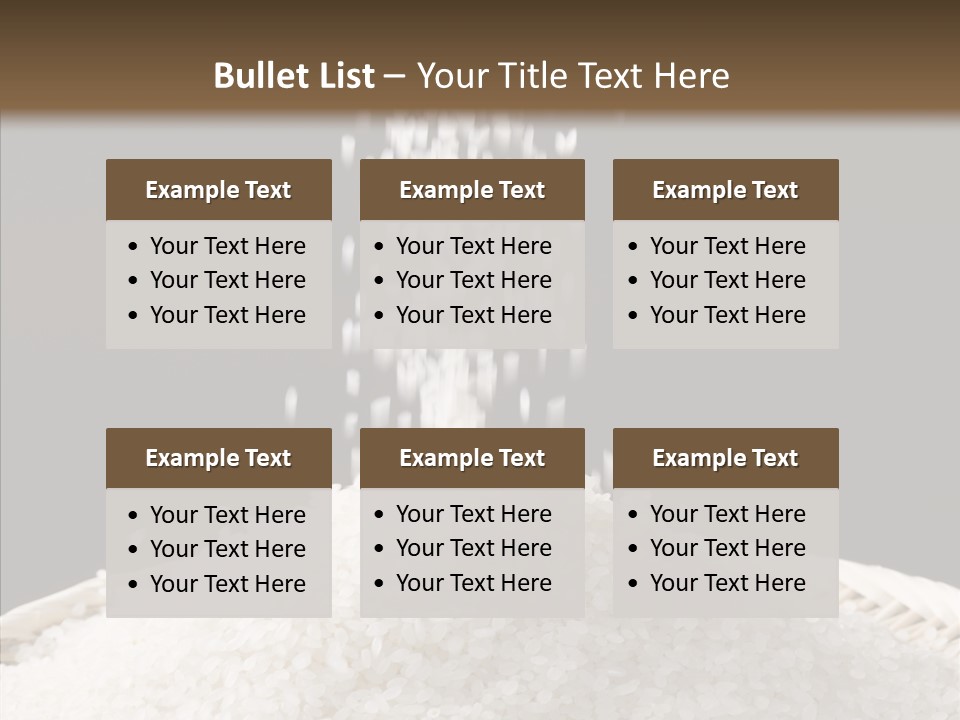 Box Rice Asian PowerPoint Template