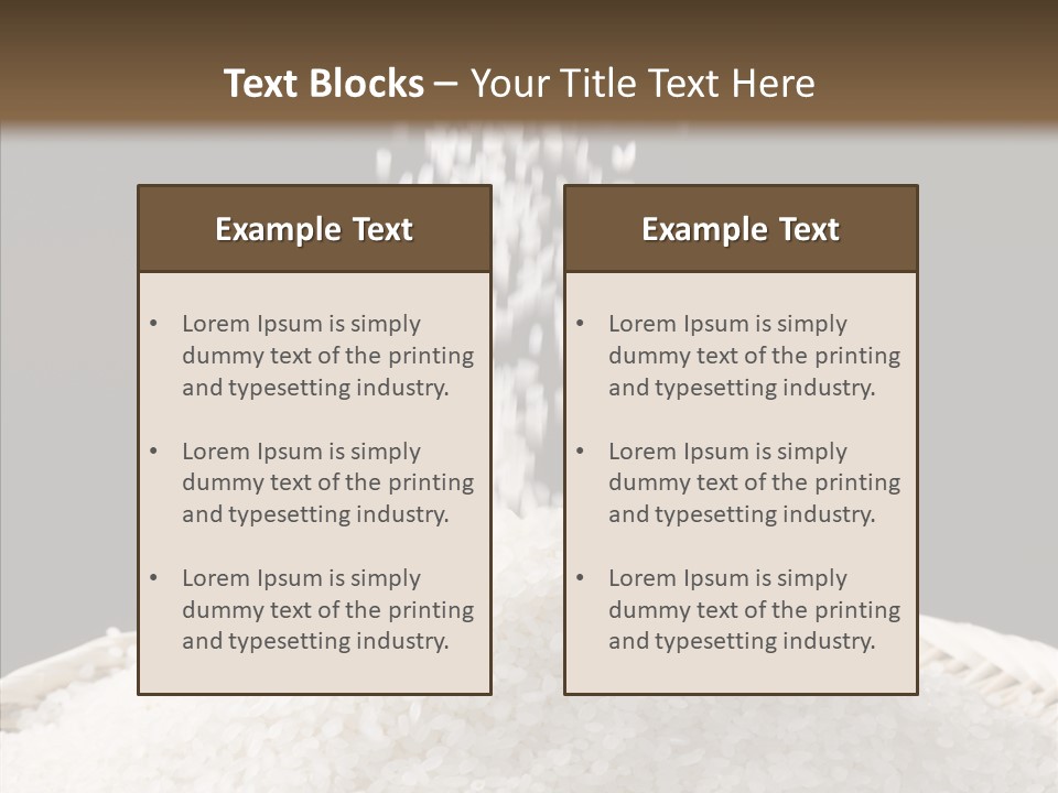 Box Rice Asian PowerPoint Template