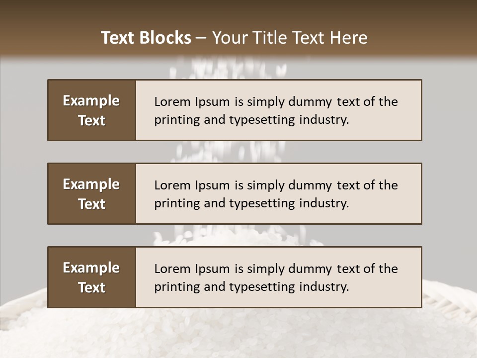 Box Rice Asian PowerPoint Template