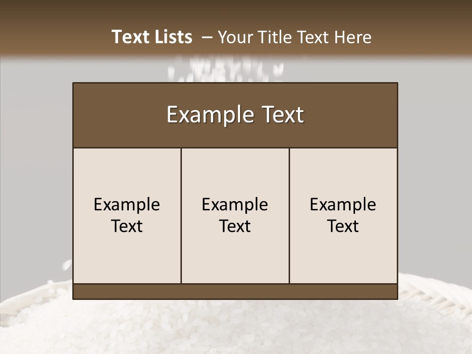 Box Rice Asian PowerPoint Template
