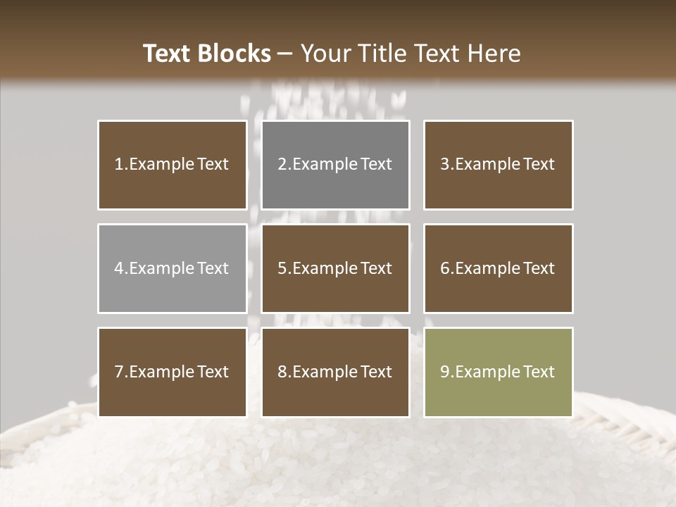 Box Rice Asian PowerPoint Template
