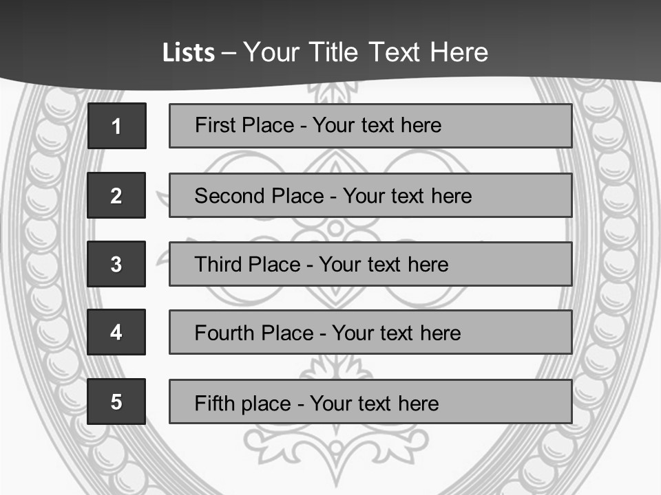 Elegance Vector Illustration PowerPoint Template