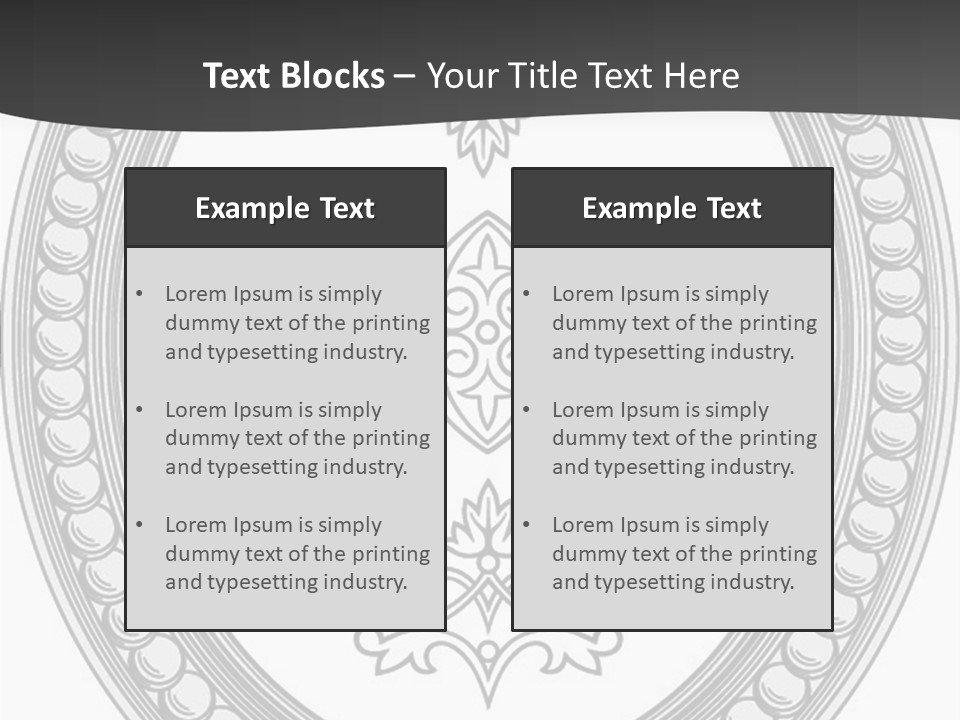 Elegance Vector Illustration PowerPoint Template