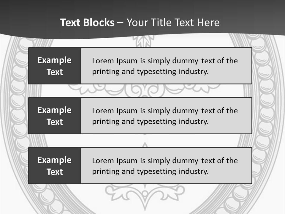 Elegance Vector Illustration PowerPoint Template