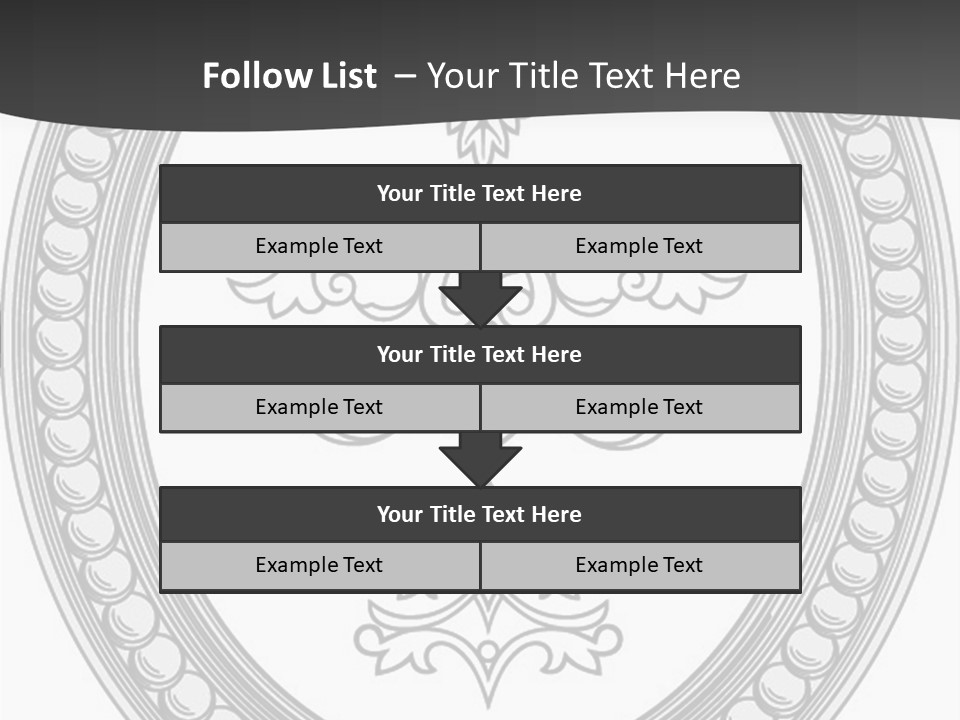 Elegance Vector Illustration PowerPoint Template