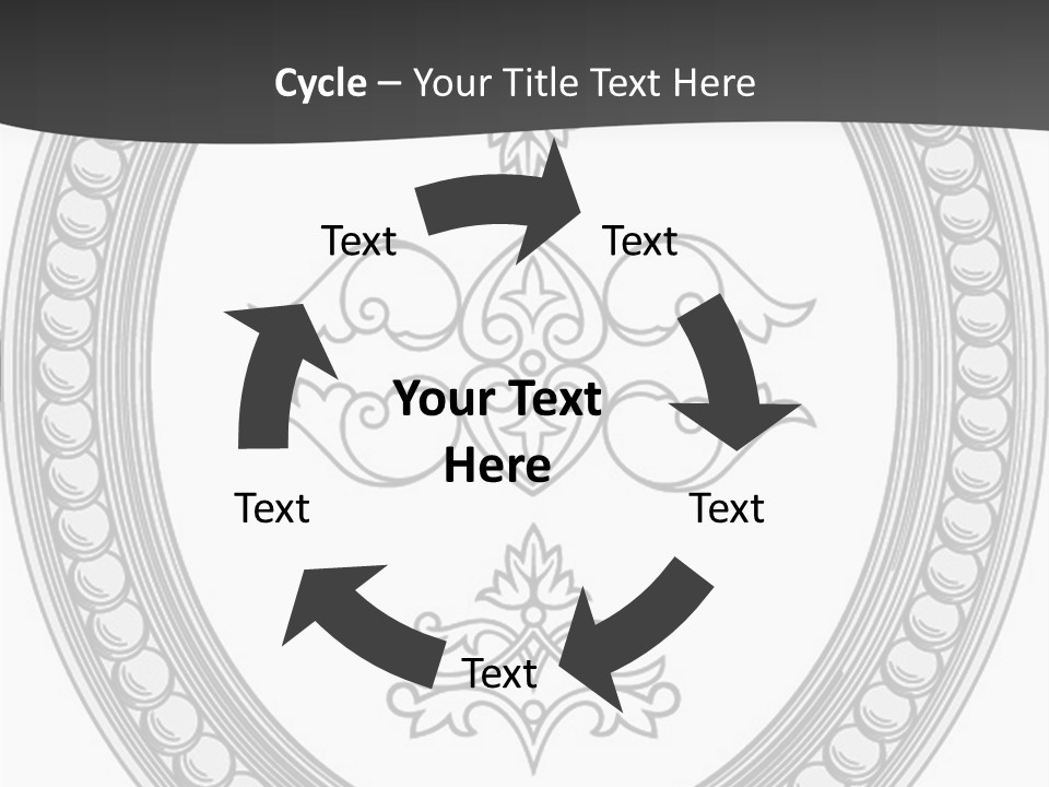 Elegance Vector Illustration PowerPoint Template