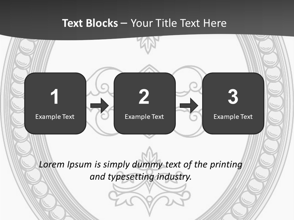 Elegance Vector Illustration PowerPoint Template