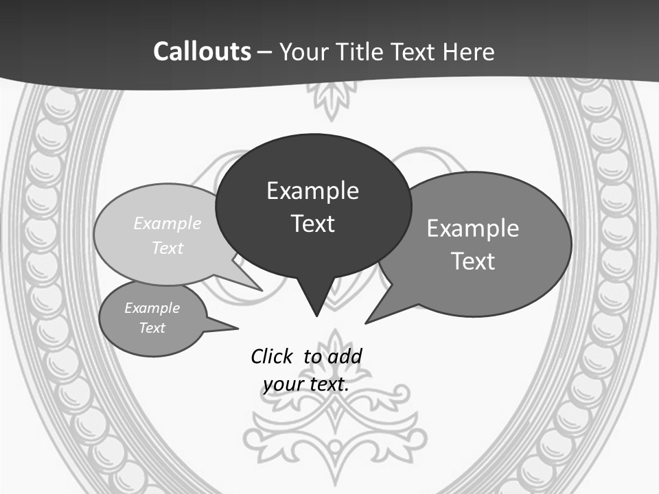 Elegance Vector Illustration PowerPoint Template