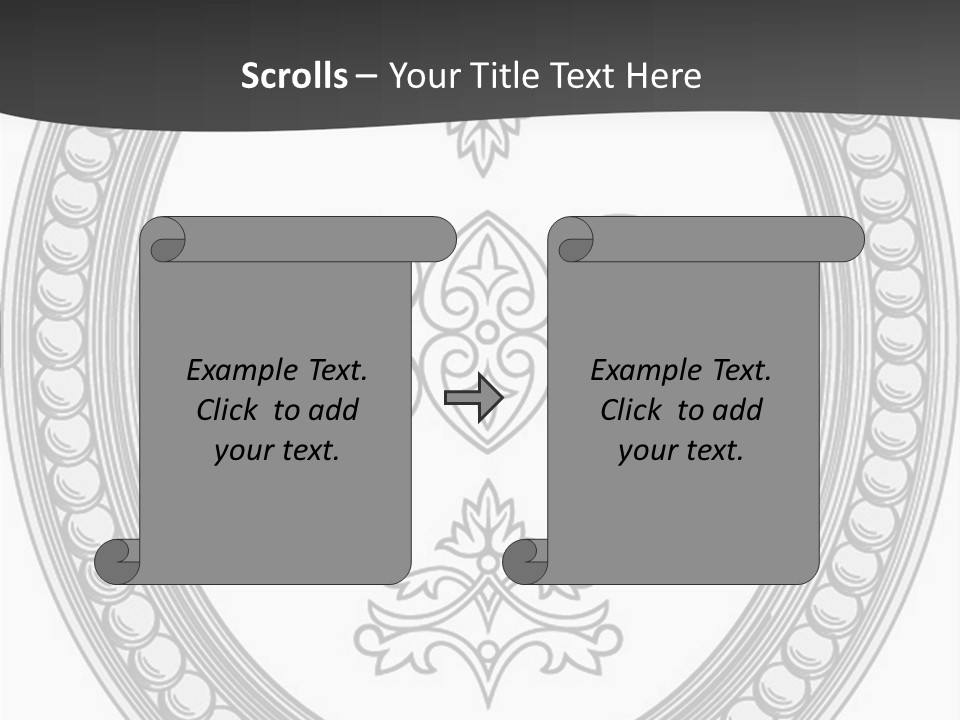 Elegance Vector Illustration PowerPoint Template