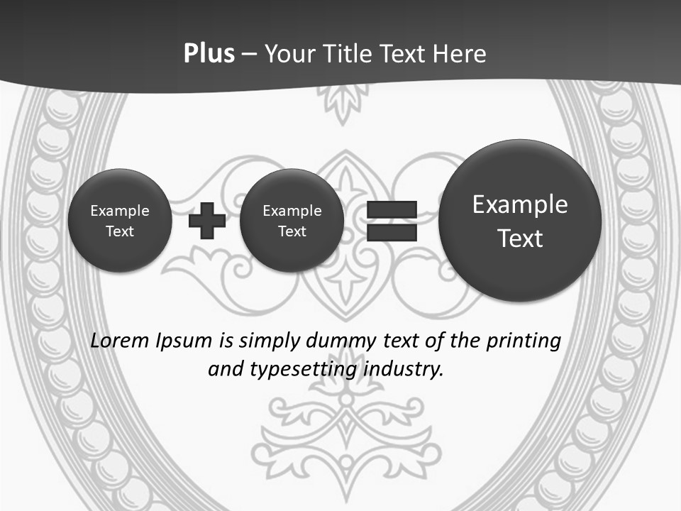 Elegance Vector Illustration PowerPoint Template