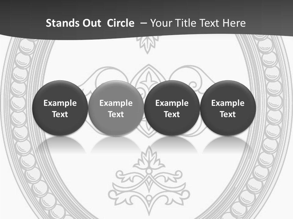 Elegance Vector Illustration PowerPoint Template