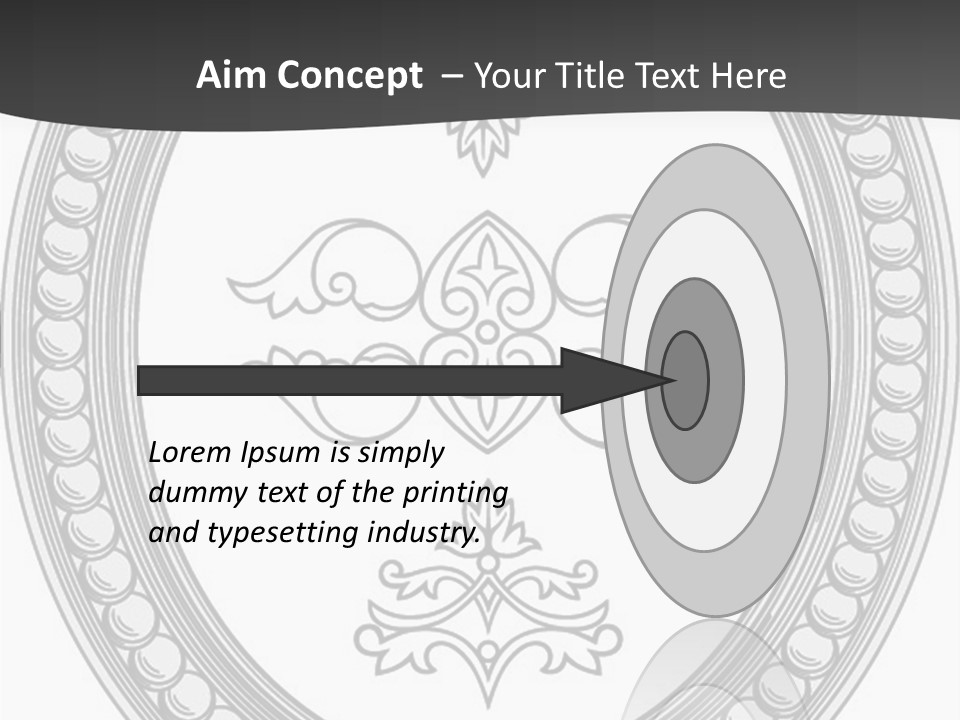 Elegance Vector Illustration PowerPoint Template