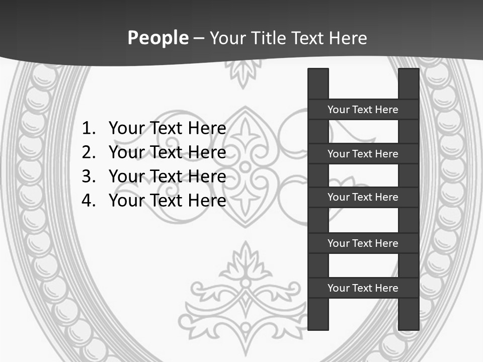 Elegance Vector Illustration PowerPoint Template