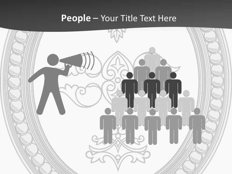 Elegance Vector Illustration PowerPoint Template