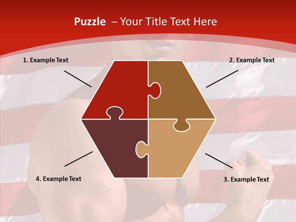 Healthy Naked Torso PowerPoint Template