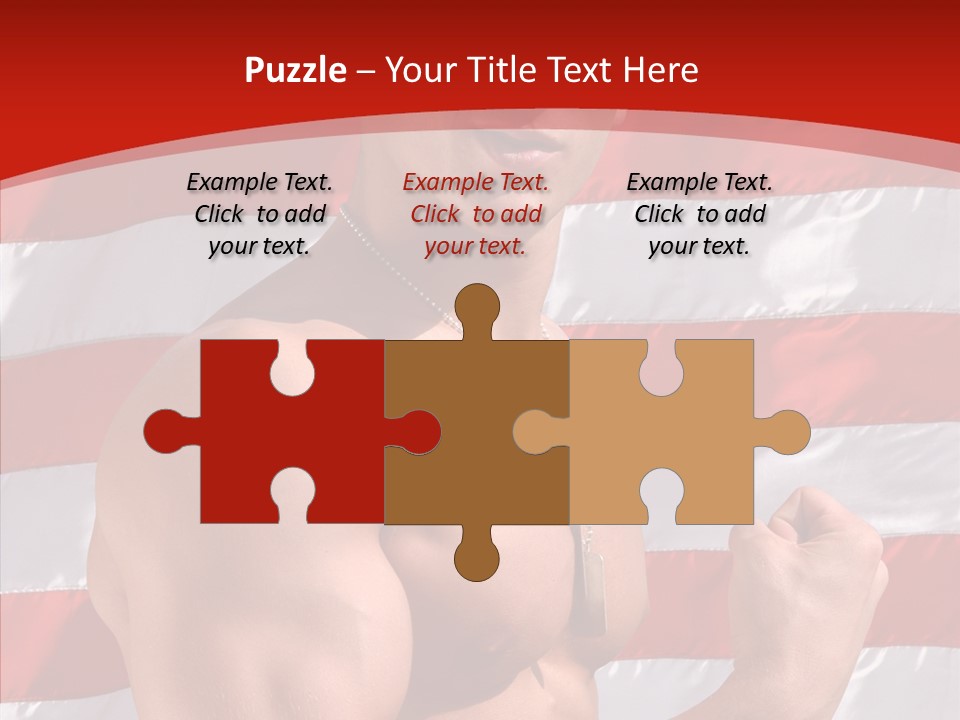 Healthy Naked Torso PowerPoint Template