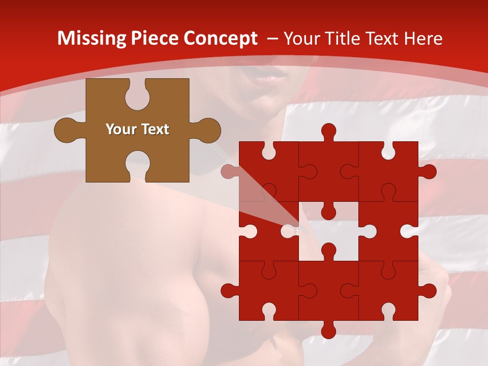 Healthy Naked Torso PowerPoint Template
