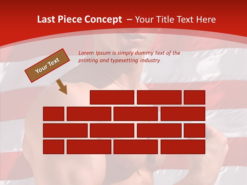 Healthy Naked Torso PowerPoint Template