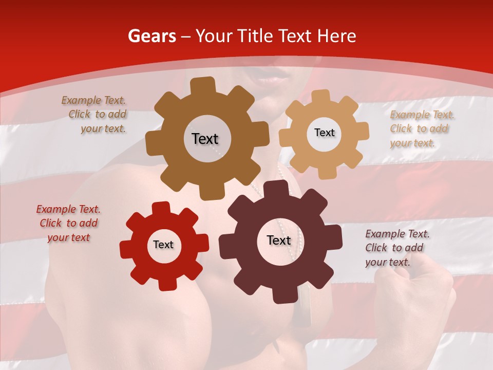 Healthy Naked Torso PowerPoint Template