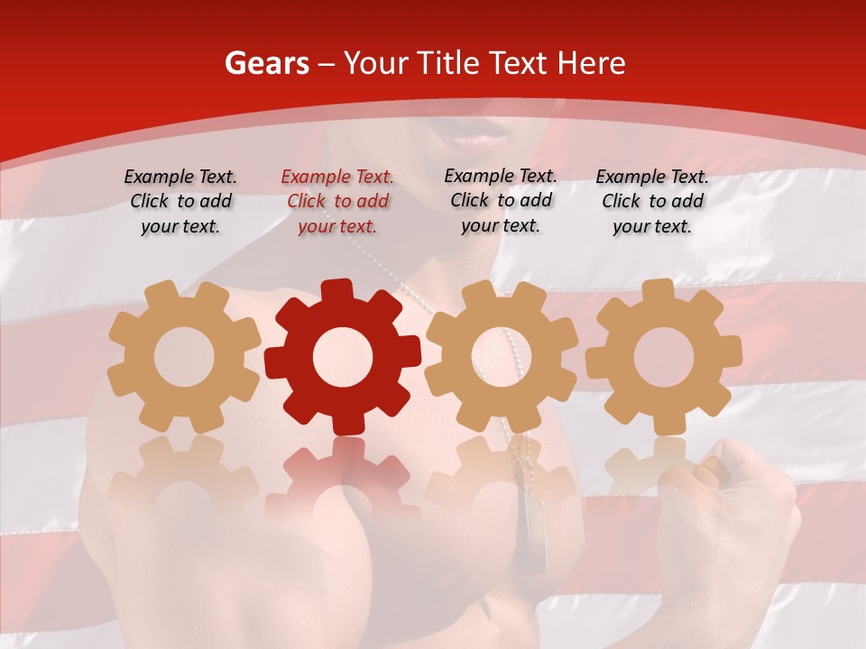 Healthy Naked Torso PowerPoint Template