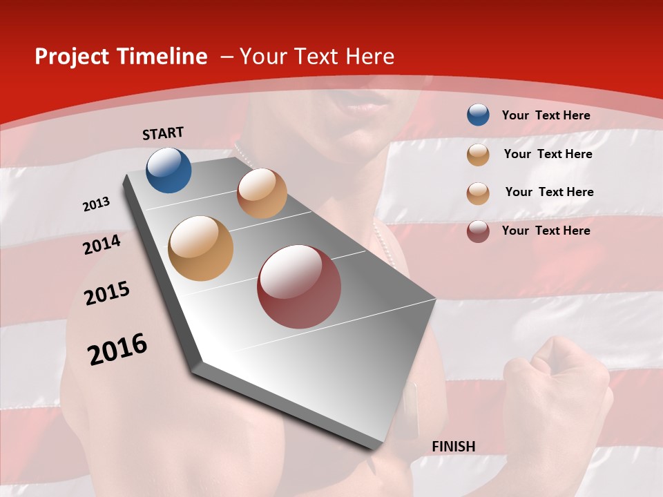 Healthy Naked Torso PowerPoint Template