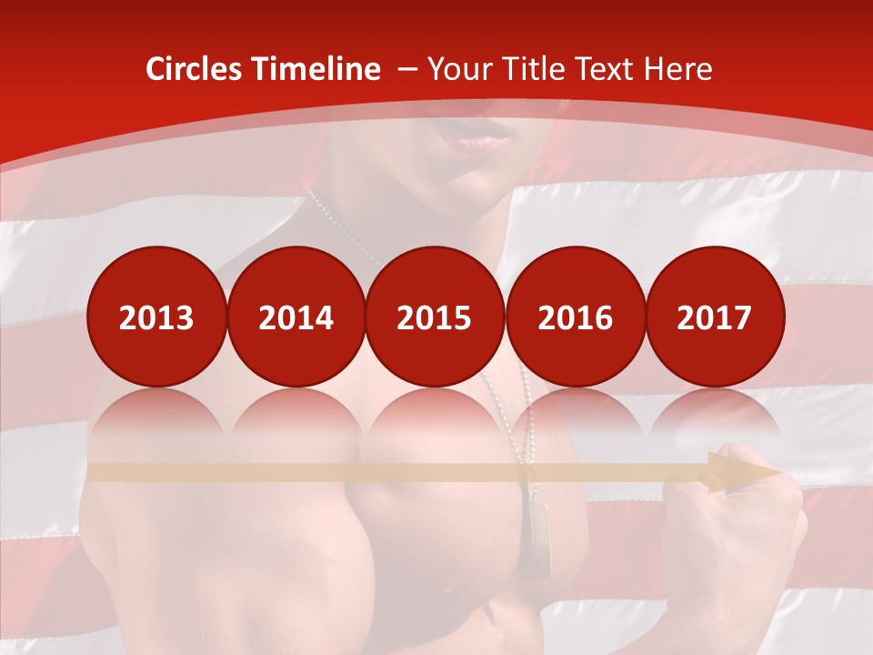 Healthy Naked Torso PowerPoint Template