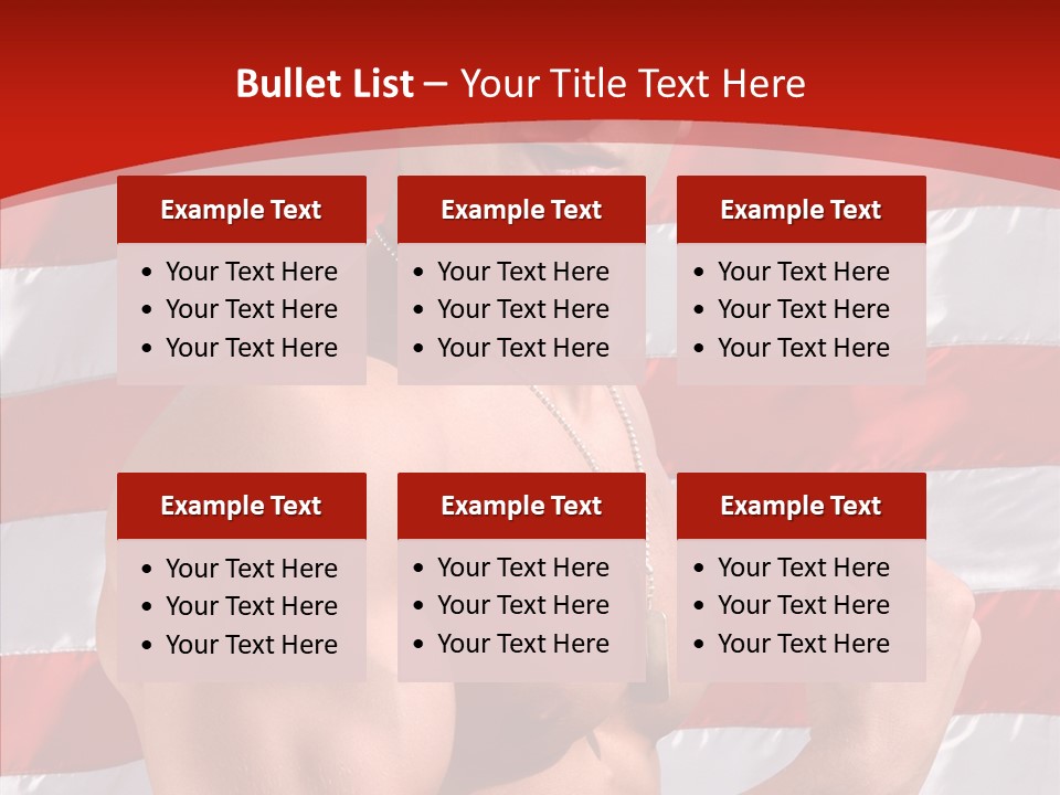 Healthy Naked Torso PowerPoint Template