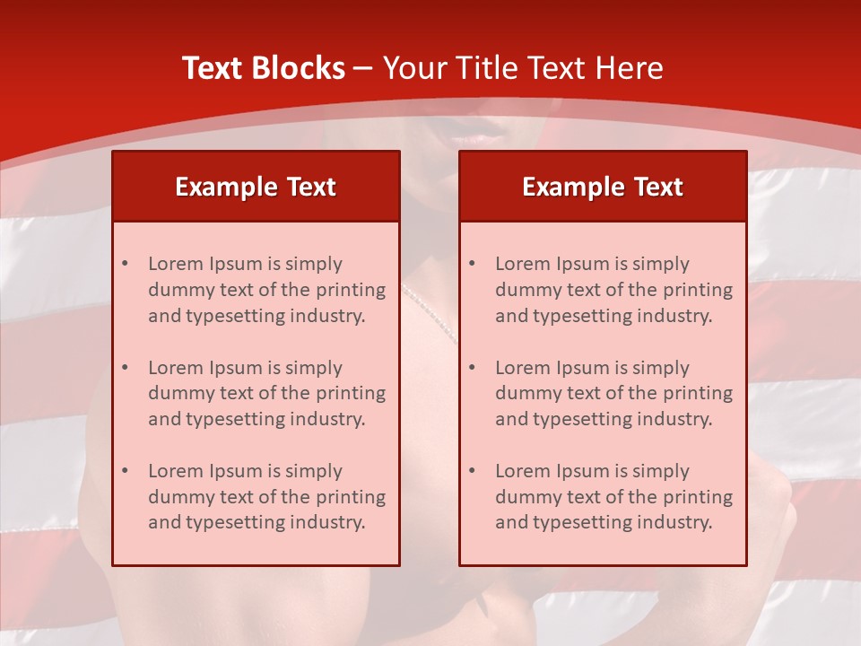 Healthy Naked Torso PowerPoint Template