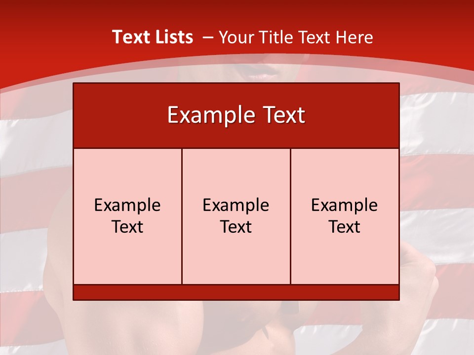 Healthy Naked Torso PowerPoint Template