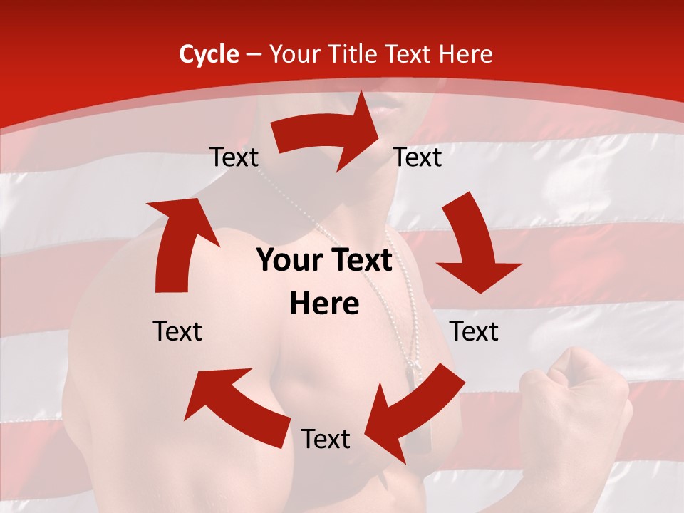 Healthy Naked Torso PowerPoint Template