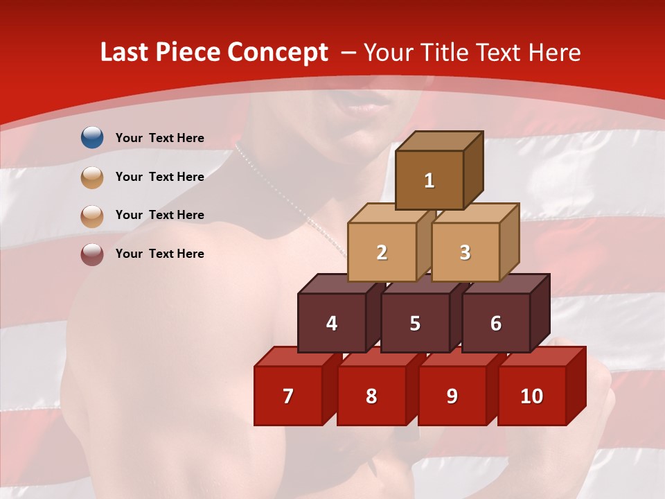 Healthy Naked Torso PowerPoint Template