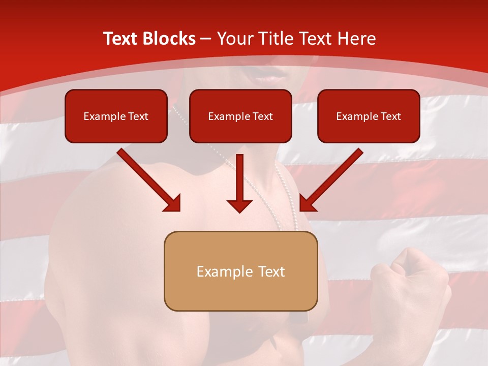 Healthy Naked Torso PowerPoint Template
