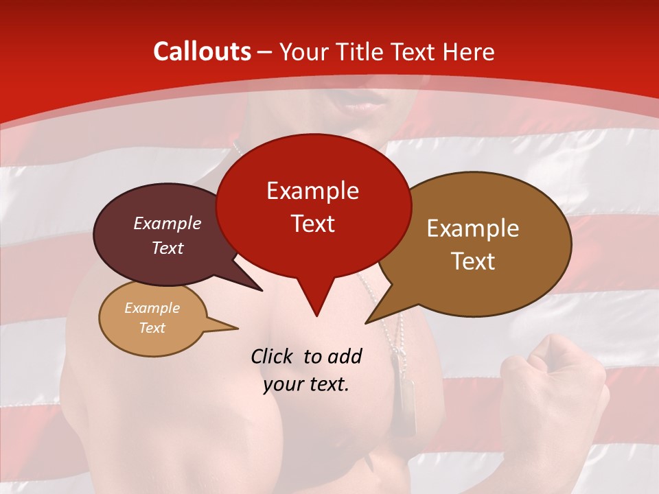 Healthy Naked Torso PowerPoint Template