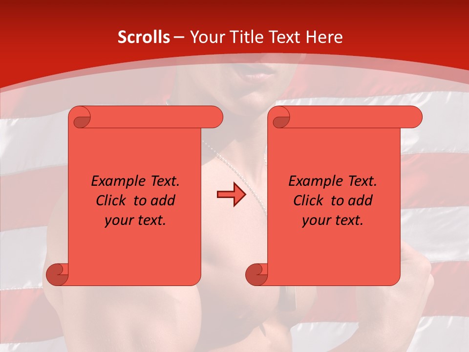 Healthy Naked Torso PowerPoint Template