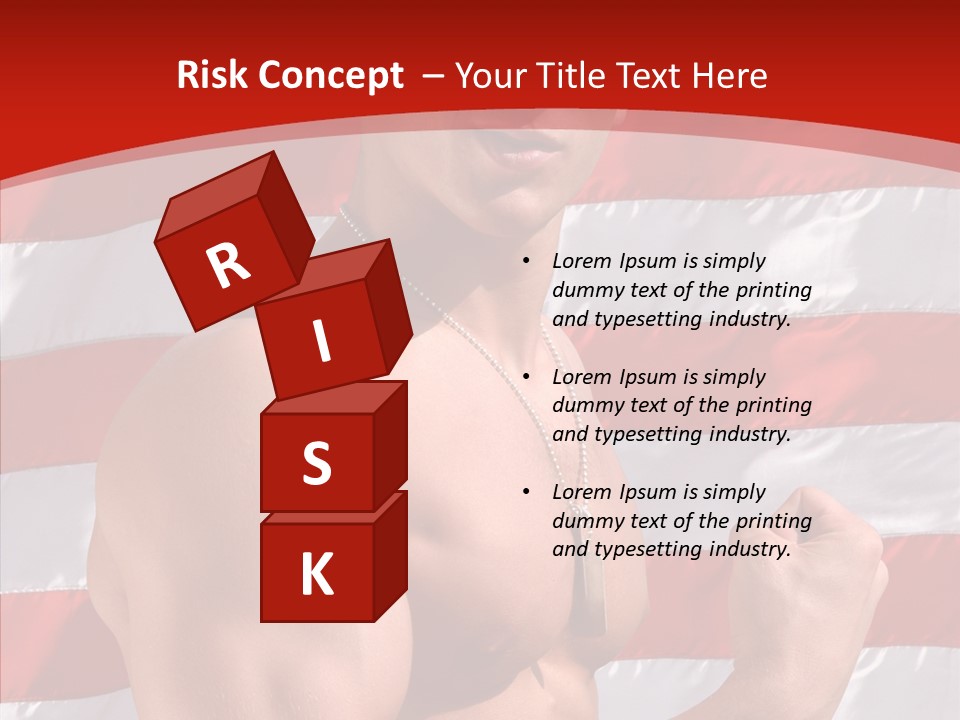 Healthy Naked Torso PowerPoint Template