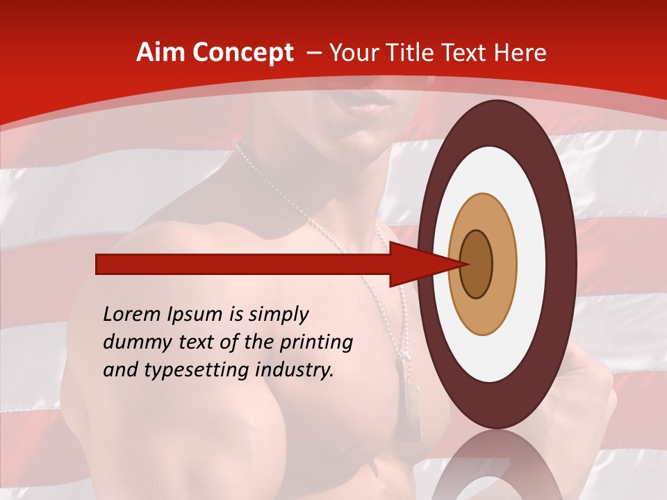 Healthy Naked Torso PowerPoint Template
